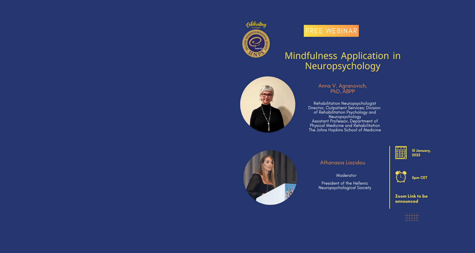 Free webminar: Mindfulness Application in Neuropsychology